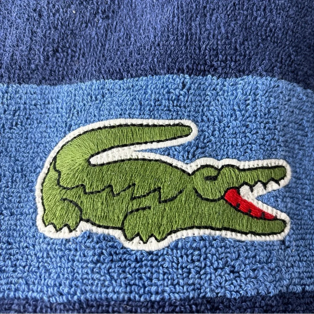Lacoste Navy Bath Towel